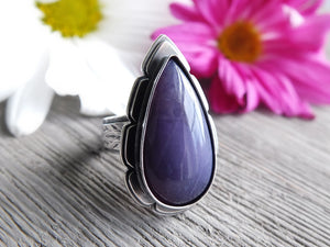 Purple Chalcedony Ring or Pendant (Choose Your Size)