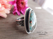 Load image into Gallery viewer, Sugar Water Flower Agate Ring or Pendant (Choose Your Size)
