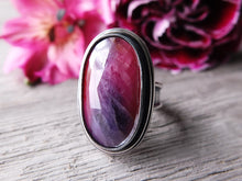 Load image into Gallery viewer, Purple and Pink Rose Cut Sapphire Ring or Pendant (Choose Your Size)