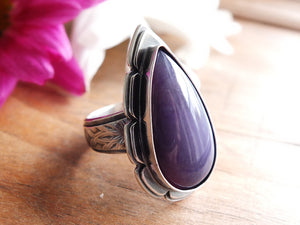 Purple Chalcedony Ring or Pendant (Choose Your Size)