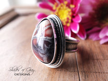 Load image into Gallery viewer, Exotica Jasper (aka Sci-Fi Jasper) Ring or Pendant (Choose Your Size)