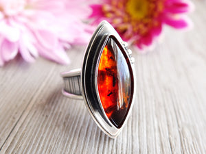 Amber Ring or Pendant (Choose Your Size)