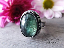 Load image into Gallery viewer, Green Tourmaline Ring or Pendant (Choose Your Size)