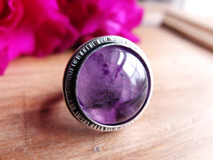 Atomic Amethyst Ring or Pendant (Choose Your Size)