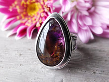 Load image into Gallery viewer, RESERVED: Super 7 Quartz (Cacoxenite in Amethyst) Ring or Pendant (Choose Your Size)