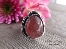 Load image into Gallery viewer, Strawberry Quartz Ring or Pendant (Choose Your Size)