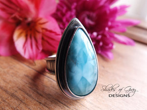 RESERVED: Larimar Ring or Pendant (Choose Your Size)