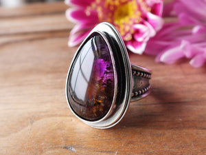 RESERVED: Super 7 Quartz (Cacoxenite in Amethyst) Ring or Pendant (Choose Your Size)