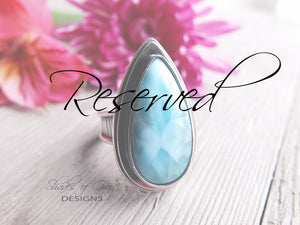 RESERVED: Larimar Ring or Pendant (Choose Your Size)