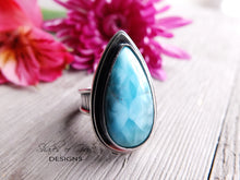 Load image into Gallery viewer, RESERVED: Larimar Ring or Pendant (Choose Your Size)