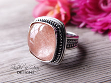 Load image into Gallery viewer, Copper Colored Rutilated Quartz Ring or Pendant (Choose Your Size)