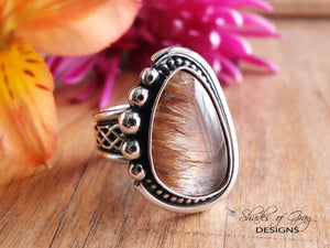 Rutile Quartz Ring or Pendant (Choose Your Size)