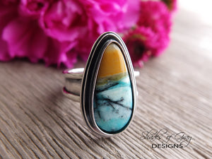 Indonesian Opalized Wood Ring or Pendant (Choose Your Size)