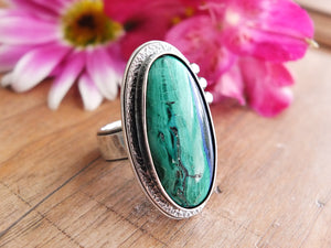 Azurite and Malachite Ring or Pendant (Choose Your Size)