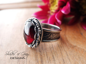 Garnet Ring or Pendant (Choose Your Size)