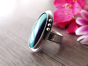 Azurite and Malachite Ring or Pendant (Choose Your Size)