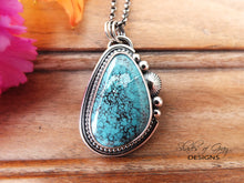 Load image into Gallery viewer, Webbed Turquoise Pendant