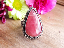 Load image into Gallery viewer, Large Rose Cut Rhodochrosite Ring (Choose Your Size)