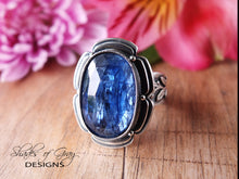Load image into Gallery viewer, Rose Cut Kyanite Ring or Pendant (Choose Your Size)