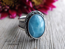 Load image into Gallery viewer, Larimar Ring or Pendant (Choose Your Size)