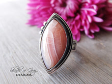 Load image into Gallery viewer, Pink Botswana Agate Ring or Pendant (Choose Your Size)