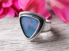 Load image into Gallery viewer, Boulder Opal Doublet Ring or Pendant (Choose Your Size)