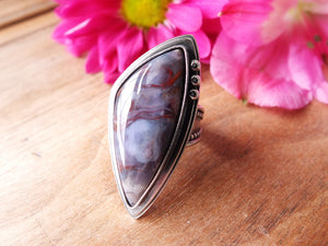 Purple Cow Jasper Ring or Pendant (Choose Your Size)