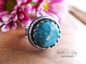 Hubei Turquoise Ring or Pendant (Choose Your Size)