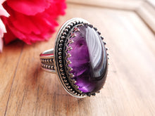Load image into Gallery viewer, RESERVED: Atomic Amethyst Ring or Pendant (Choose Your Size)