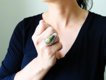 Load image into Gallery viewer, Rainforest Jasper Ring or Pendant (Choose Your Size)