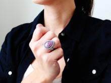 Load image into Gallery viewer, Rose Cut Sapphire Ring or Pendant (Choose Your Size)