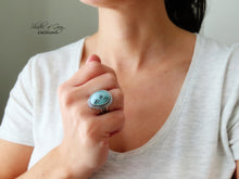 Load image into Gallery viewer, Rose Cut Peruvian Opal Ring or Pendant (Choose Your Size)