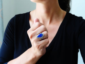 Lapis Lazuli Ring or Pendant (Choose Your Size)