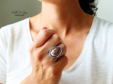 Load image into Gallery viewer, Wild Horse Magnesite Ring or Pendant (Choose Your Size)
