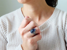 Load image into Gallery viewer, Rose Cut Iolite Ring or Pendant (Choose Your Size)