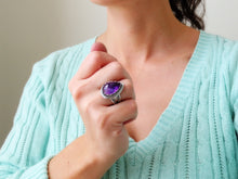 Load image into Gallery viewer, Amethyst Ring or Pendant (Choose Your Size)