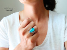 Load image into Gallery viewer, Ice Amazonite Ring or Pendant (Choose Your Size)
