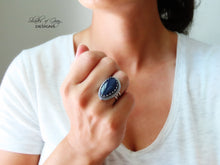 Load image into Gallery viewer, Sunstone Iolite Ring or Pendant (Choose Your Size)