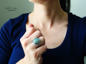 Damele Turquoise Ring or Pendant (Choose Your Size)