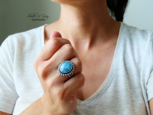 Golden Hill Turquoise Ring or Pendant (Choose Your Size)