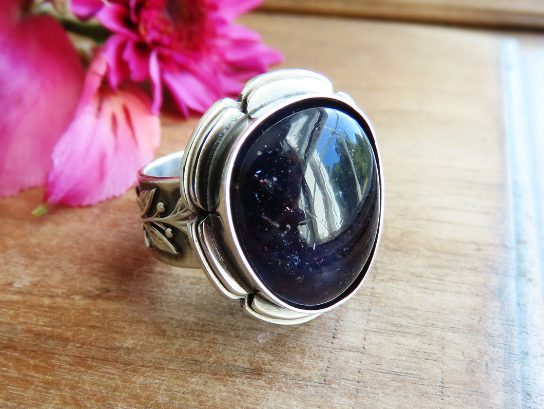Iolite Sunstone Ring or Pendant (Choose Your Size)
