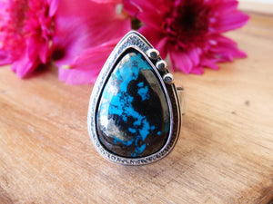 Blue Shattuckite Ring or Pendant (Choose Your Size)
