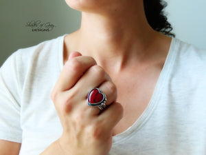 Rosarita Heart Ring or Pendant (Choose Your Size)