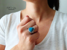 Load image into Gallery viewer, Chrysocolla Ring or Pendant (Choose Your Size)