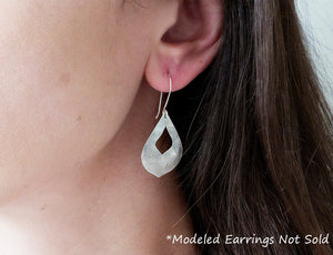 Moroccan Inspired Silver Dangle Earrings