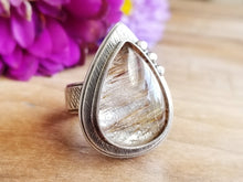 Load image into Gallery viewer, Rutilated Quartz Ring or Pendant (Choose Your Size)